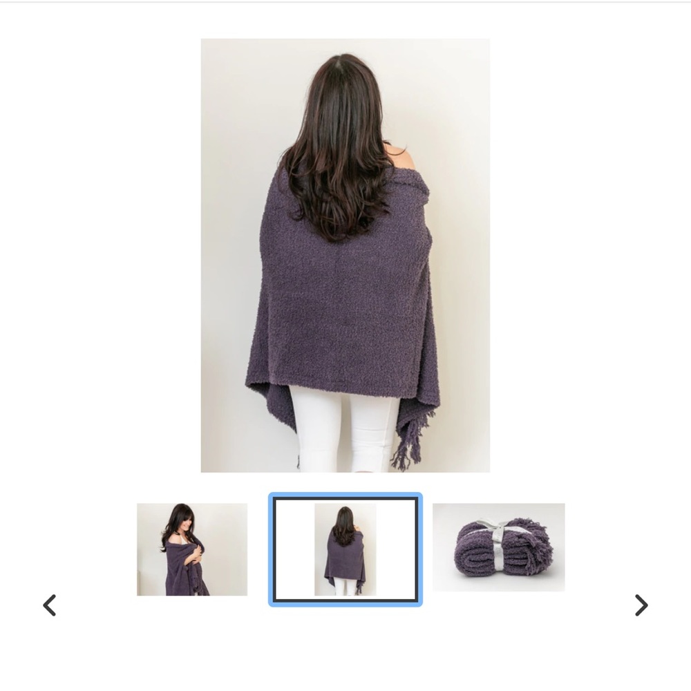 REDUCED!!! - Luxury pashmina with arm holes. Free beauty goodies with purchase! - Picture 5 of 8